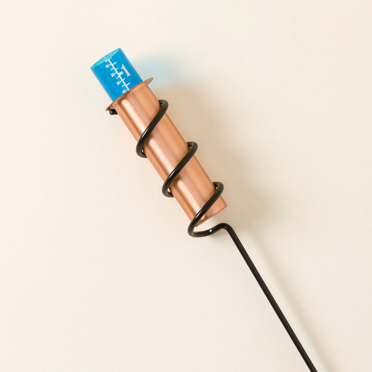 Archimedes Principle Copper Rain Gauge Oh Crow