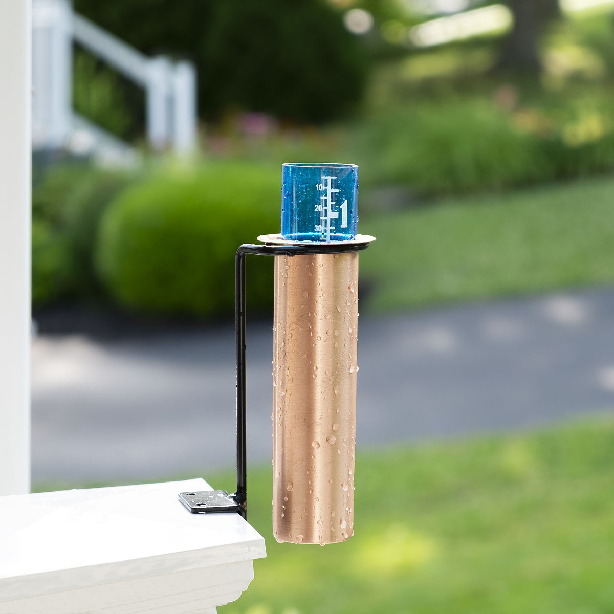 Archimedes Principle Copper Rain Gauge Oh Crow