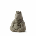 Zen Llama Garden Sculpture Handmade Cement