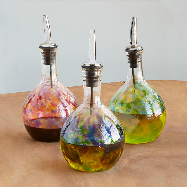 Handblown Glass Olive Oil Pourer