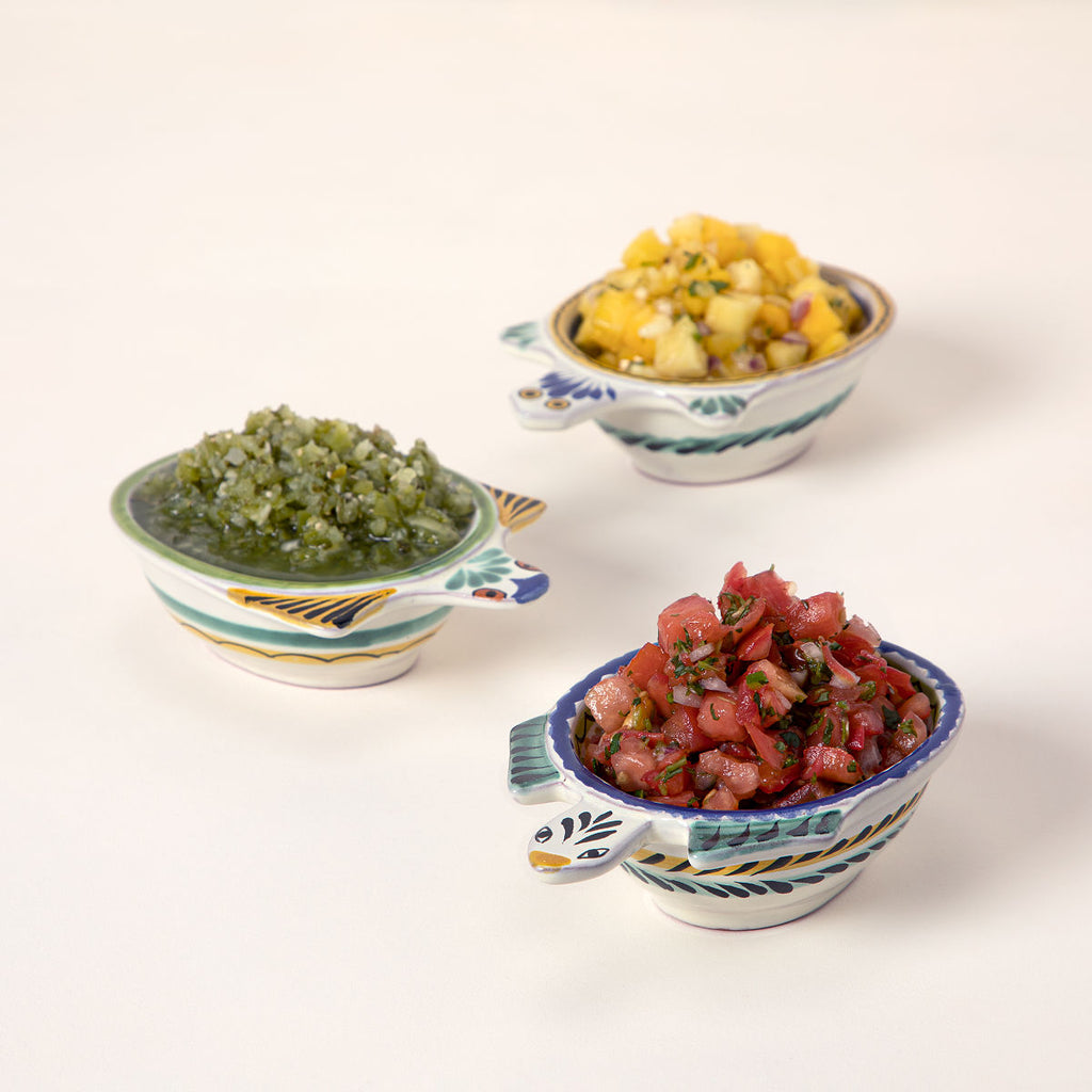 Majolica Salsa Turtles Set Of 3