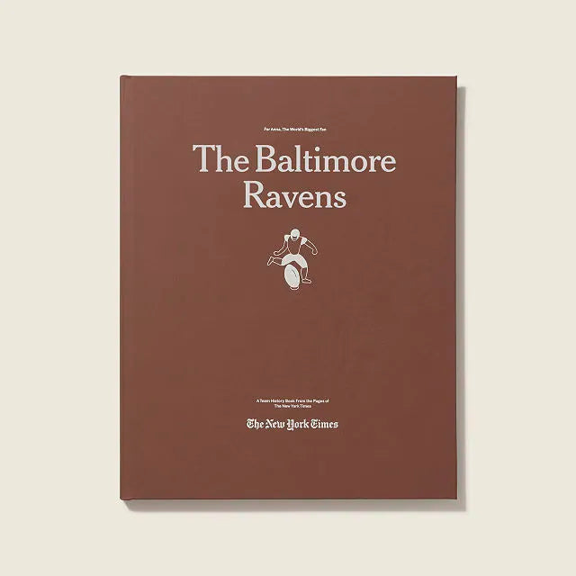New York Times Custom Football Team Book Vegan Leather