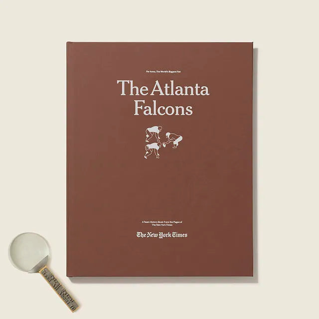 New York Times Custom Football Team Book Vegan Leather