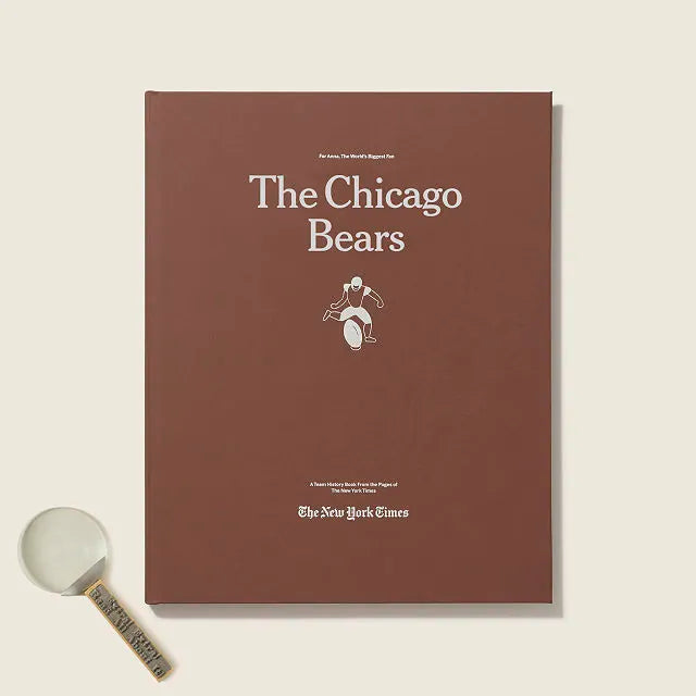 New York Times Custom Football Team Book Vegan Leather