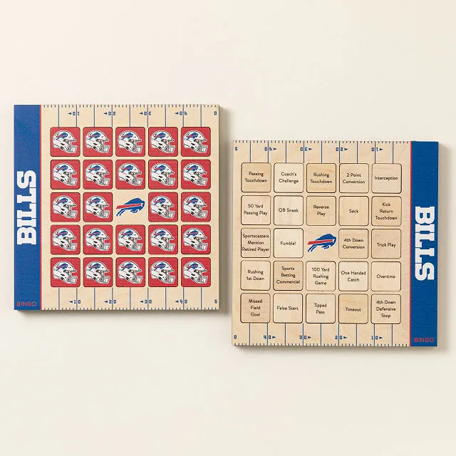 NFL Game Day Bingo Set Of 2