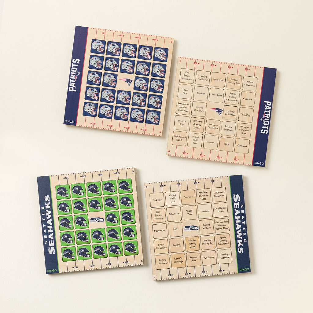 NFL Game Day Bingo Set Of 2