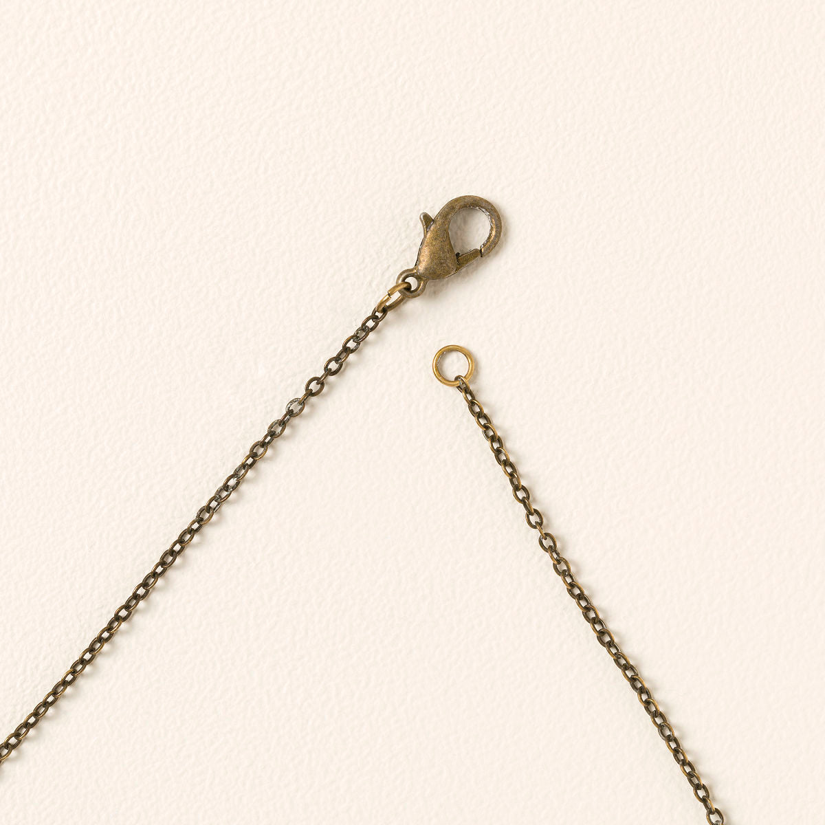 Tiny Tarot Deck Necklace Brass Pendant 30in Chain