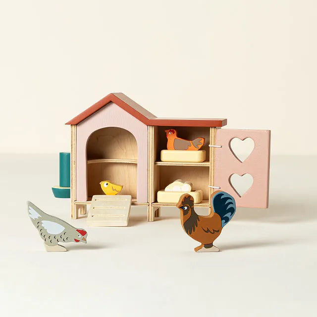 Emotional Support Desk Pets Wooden Animal Set