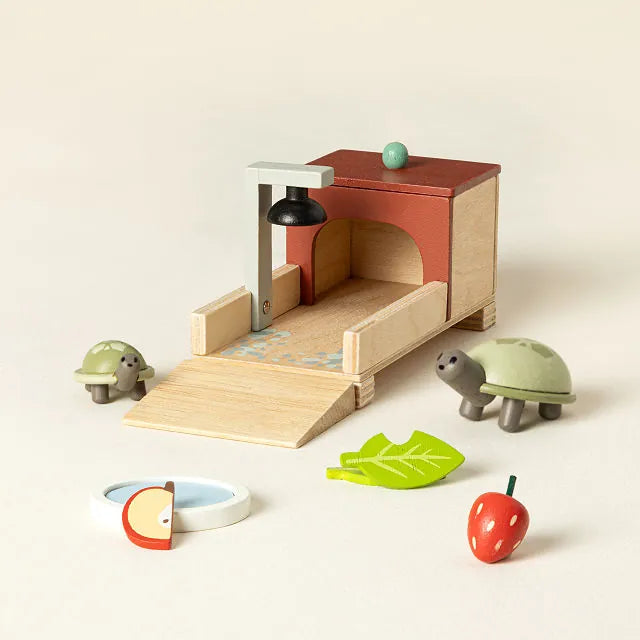 Emotional Support Desk Pets Wooden Animal Set