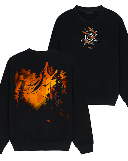 Naruto Uzumaki x Kurama Jinchuriki - Naruto - TShirt Sweatshirt Hoodie ORCA286