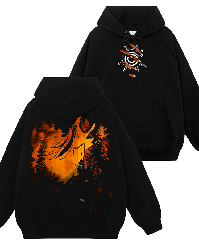 Naruto Uzumaki x Kurama Jinchuriki - Naruto - TShirt Sweatshirt Hoodie ORCA286