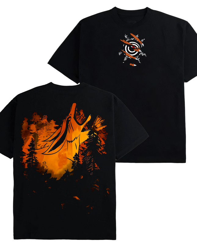 Naruto Uzumaki x Kurama Jinchuriki - Naruto - TShirt Sweatshirt Hoodie ORCA286