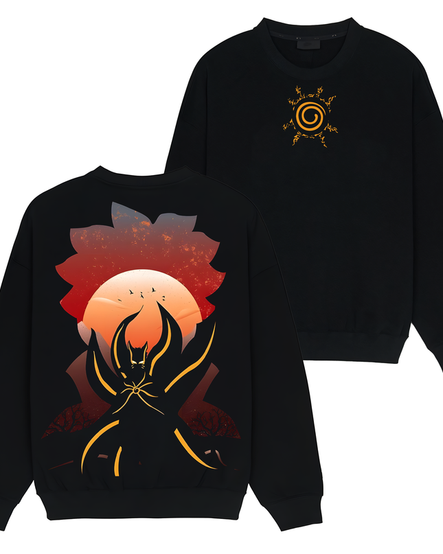 Naruto Uzumaki x Kurama Jinchuriki - Naruto - TShirt Sweatshirt Hoodie ORCA289