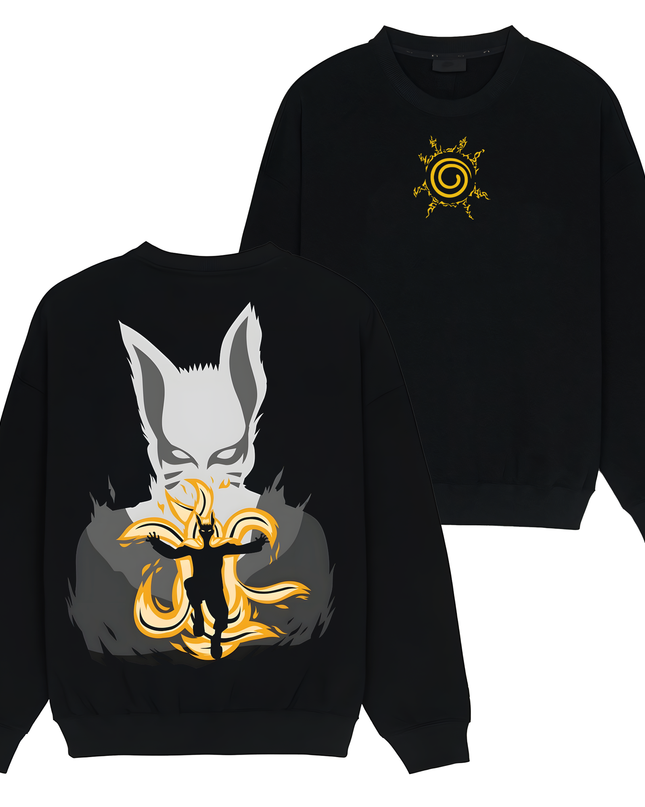 Naruto Uzumaki x Kurama Jinchuriki - Naruto - TShirt Sweatshirt Hoodie ORCA292