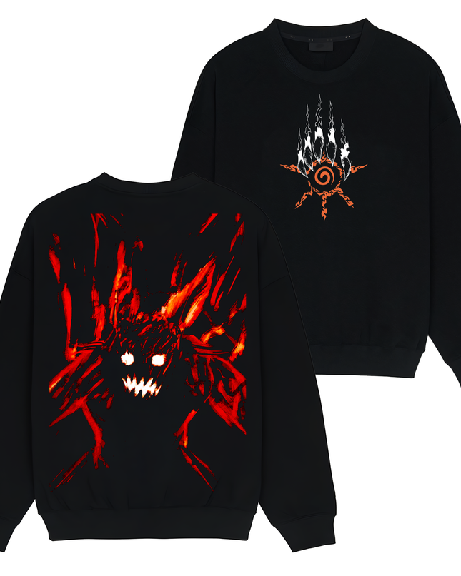 Naruto Uzumaki x Kurama Jinchuriki - Naruto - TShirt Sweatshirt Hoodie ORCA295