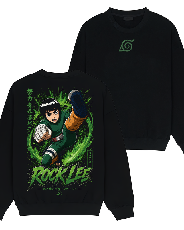 Rock Lee - Naruto - TShirt Sweatshirt Hoodie ORCA375
