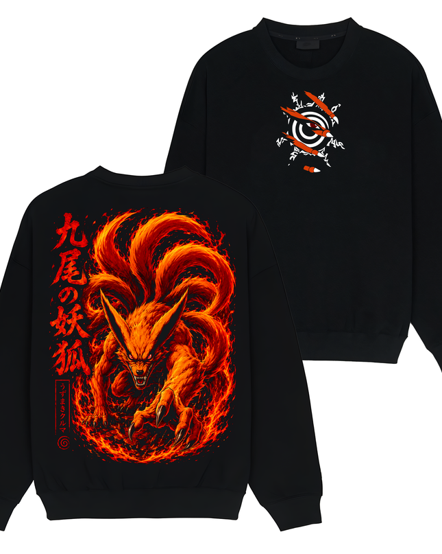 Naruto Uzumaki x Kurama Jinchuriki - Naruto - TShirt Sweatshirt Hoodie ORCA297