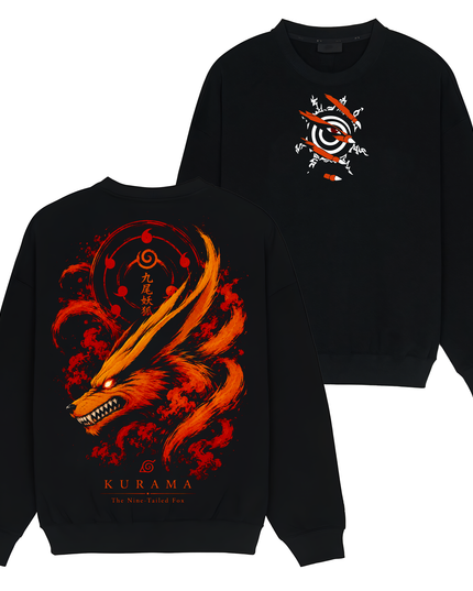 Naruto Uzumaki x Kurama Jinchuriki - Naruto - TShirt Sweatshirt Hoodie ORCA298