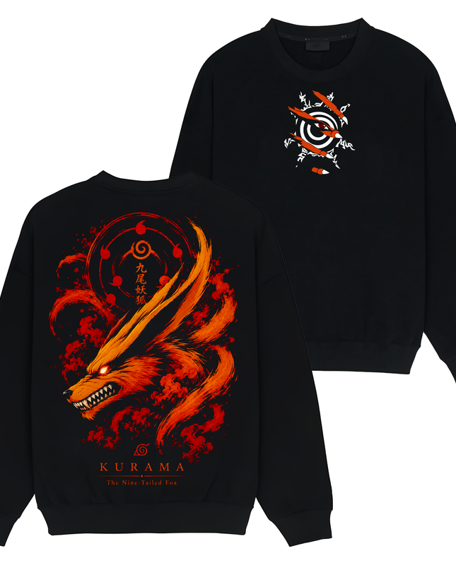Naruto Uzumaki x Kurama Jinchuriki - Naruto - TShirt Sweatshirt Hoodie ORCA298