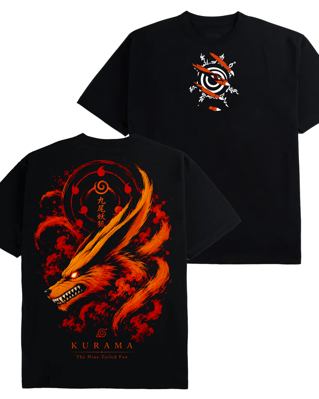 Naruto Uzumaki x Kurama Jinchuriki - Naruto - TShirt Sweatshirt Hoodie ORCA298