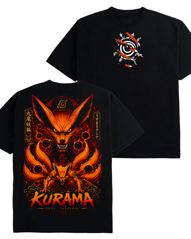Naruto Uzumaki x Kurama Jinchuriki - Naruto - TShirt Sweatshirt Hoodie ORCA299