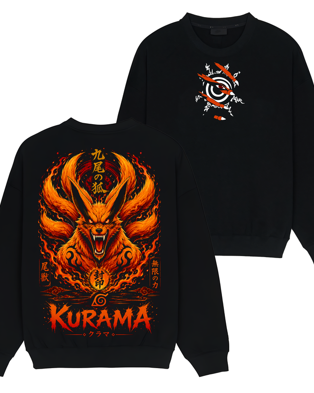 Naruto Uzumaki x Kurama Jinchuriki - Naruto - TShirt Sweatshirt Hoodie ORCA300