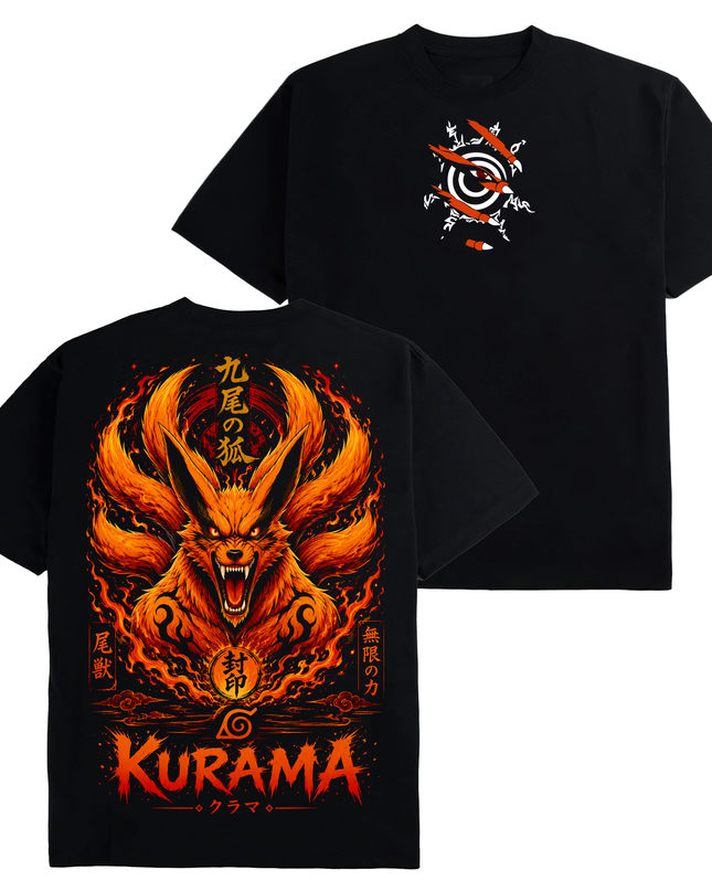 Naruto Uzumaki x Kurama Jinchuriki - Naruto - TShirt Sweatshirt Hoodie ORCA300