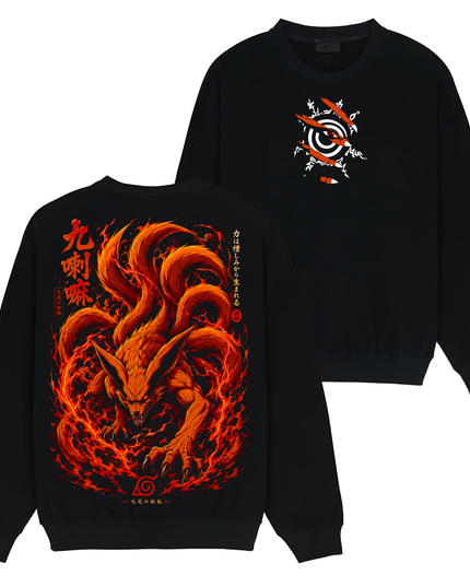 Naruto Uzumaki x Kurama Jinchuriki - Naruto - TShirt Sweatshirt Hoodie ORCA302
