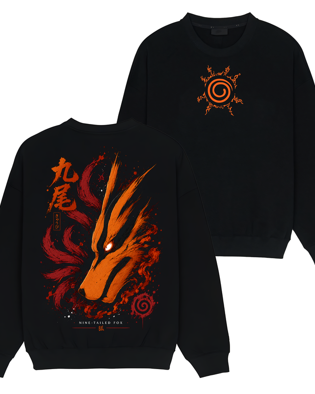 Naruto Uzumaki x Kurama Jinchuriki - Naruto - TShirt Sweatshirt Hoodie ORCA303