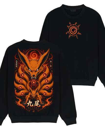 Naruto Uzumaki x Kurama Jinchuriki - Naruto - TShirt Sweatshirt Hoodie ORCA304