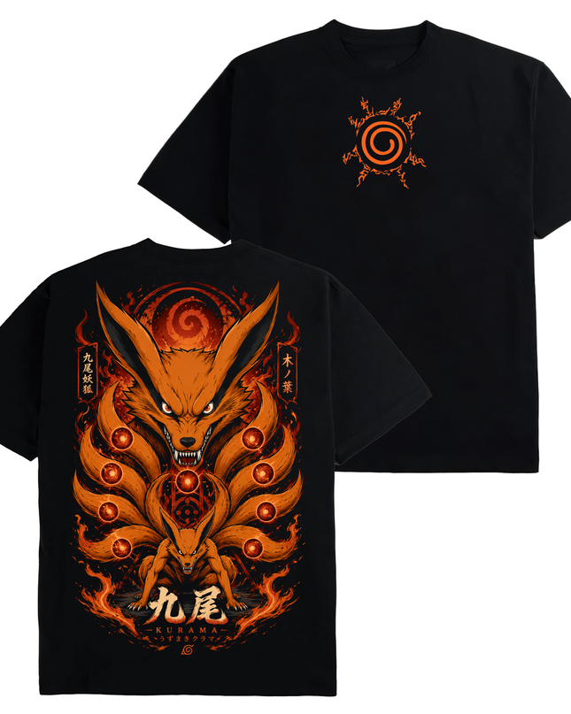 Naruto Uzumaki x Kurama Jinchuriki - Naruto - TShirt Sweatshirt Hoodie ORCA304
