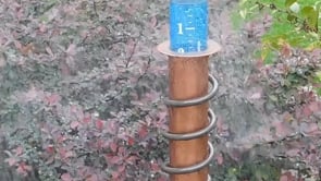 Archimedes Principle Copper Rain Gauge Oh Crow